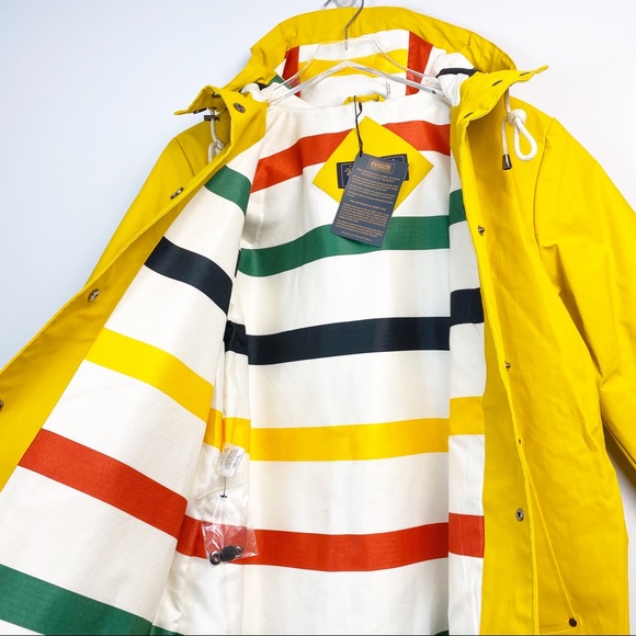 pendleton olympic hooded slicker coat
